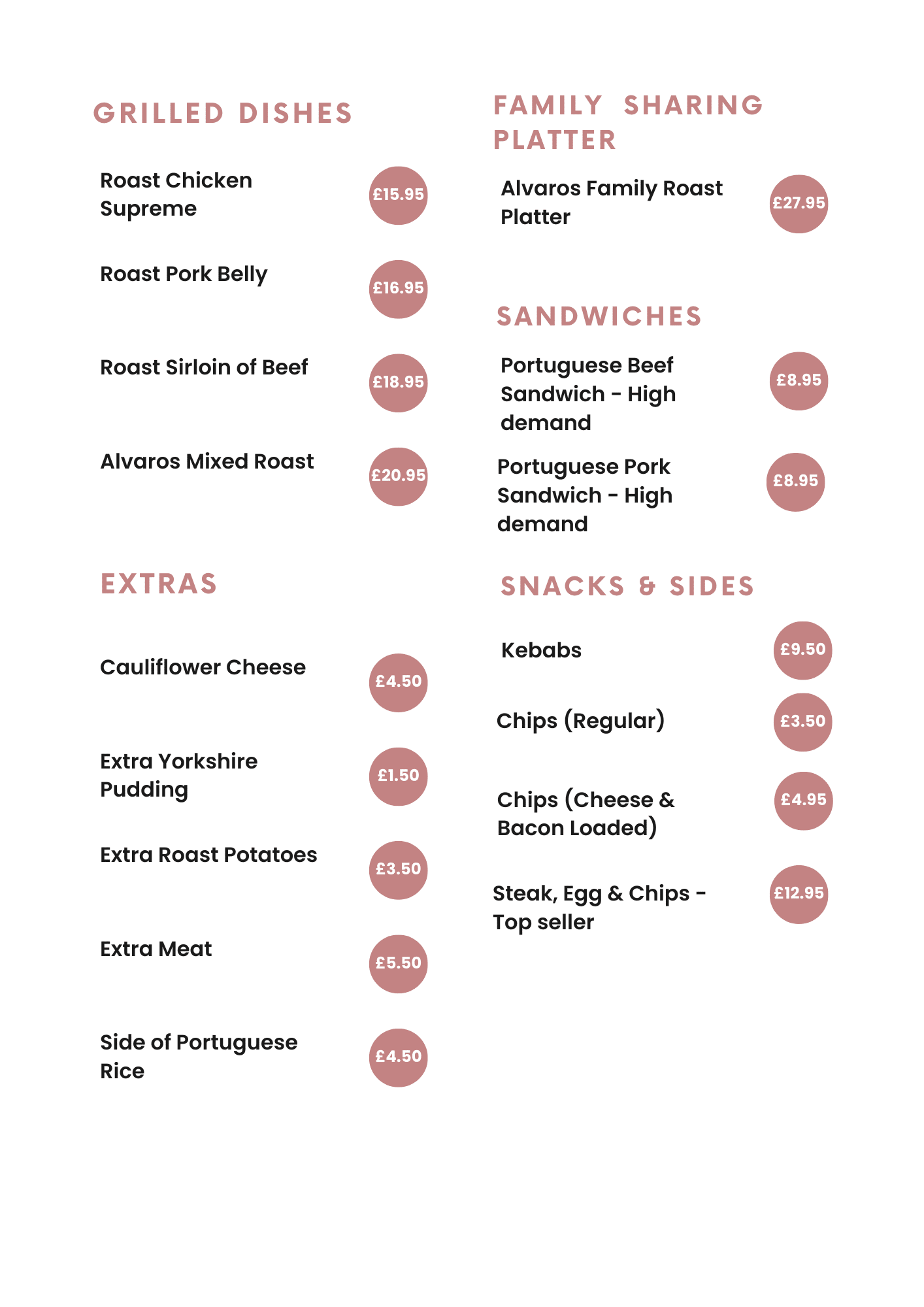 Main Courses - Duck and Chicken + Pork (2)