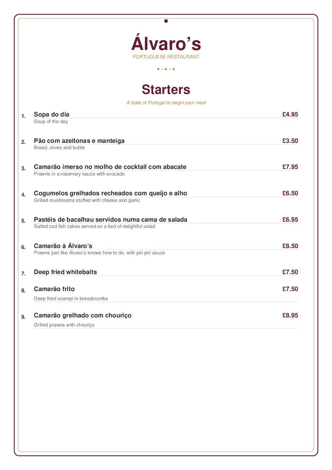 Alvaros_Starters